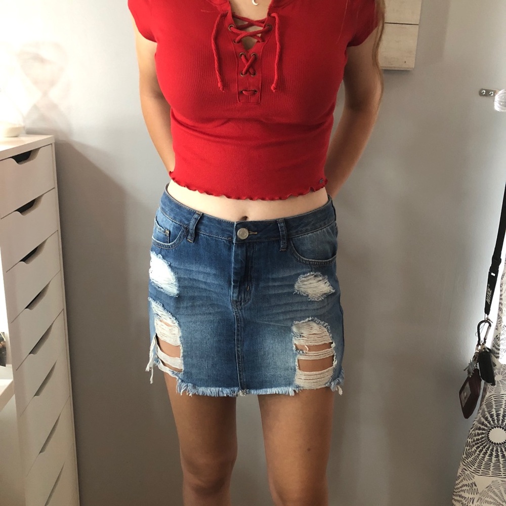 Jean skirt